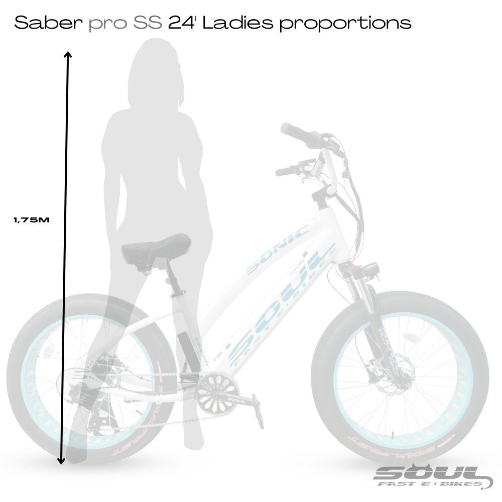 SABER Pro 24'- Ladies - Gloss White