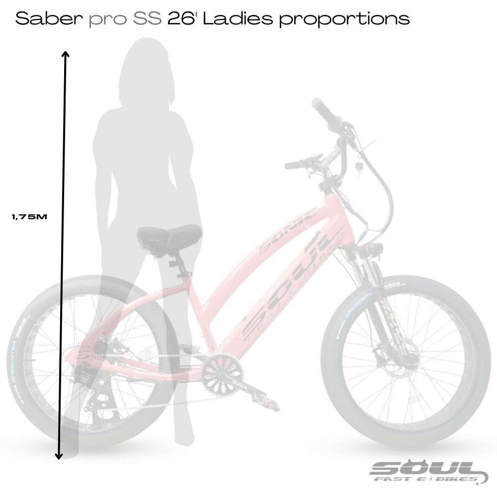 SABER Pro 26'- Ladies - Shinning White