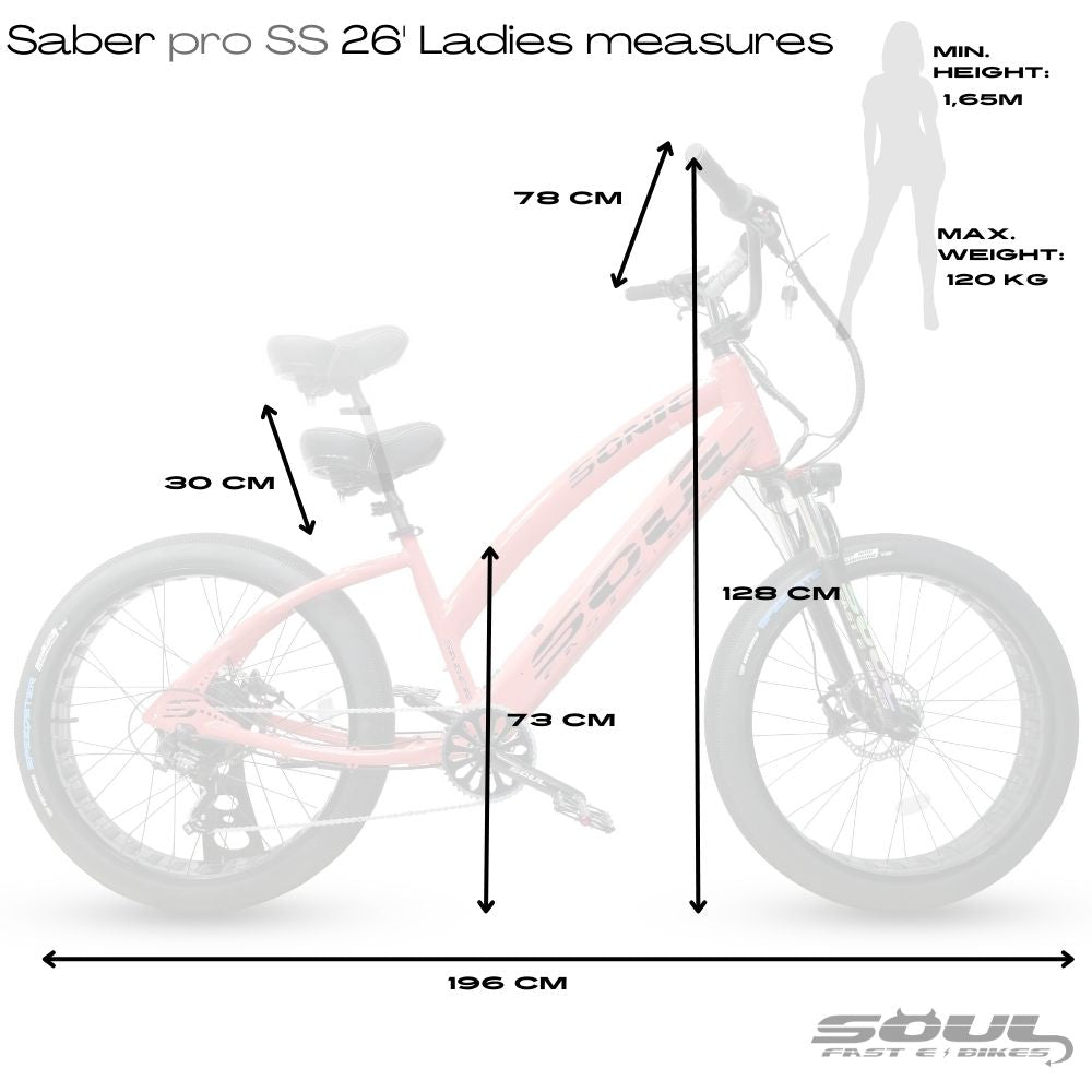 SABER Pro 26'- Ladies - Baby Blue