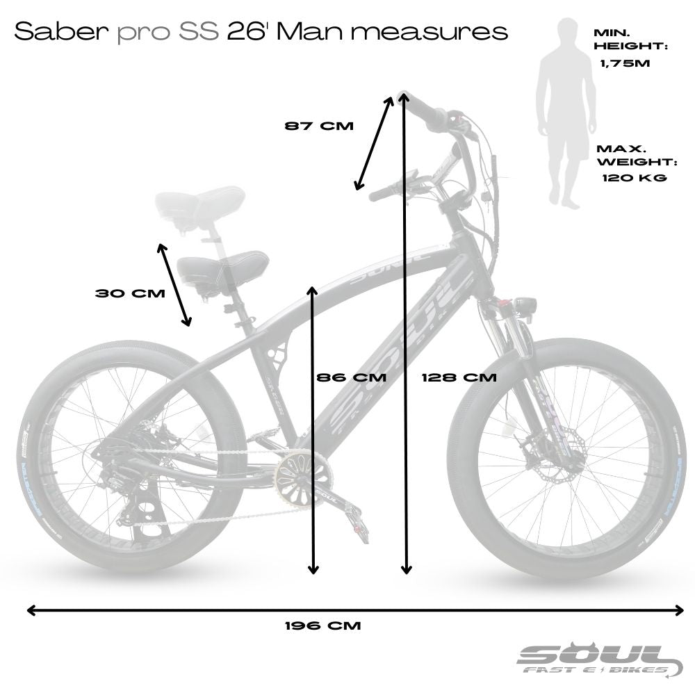 SABER Pro 26'- Man - Racing Orange & Blue