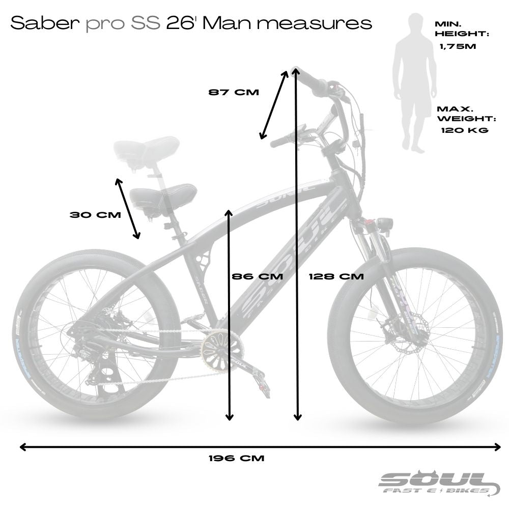SABER Pro 26'- Man - Matt Black